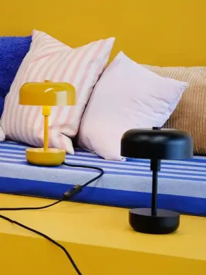 Dyberg Larsen Haipot LED stolní lampa dobíjecí baterie černá Akce