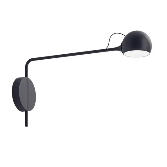 Nízká Cena Artemide Ixa LED nástěnné světlo, rameno fix černá