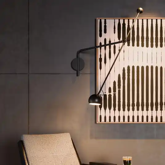 Sezónní Sleva Artemide Ixa L LED nástěnné nastavitelné antracit