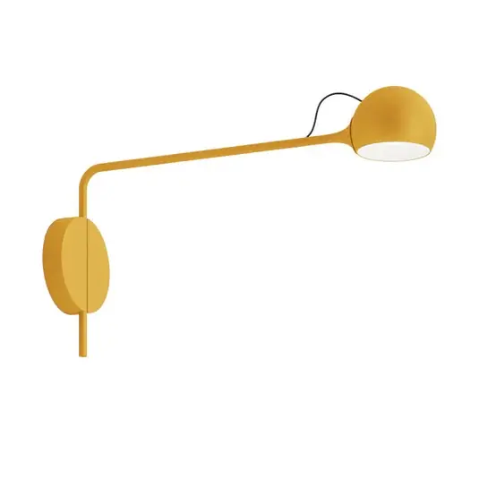 Horká Nabídka Artemide Ixa LED nástěnné světlo, rameno fix žlutá
