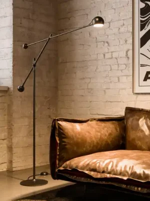 Expresní Doručení Artemide Ixa LED stojací lampa stavitelná antracit