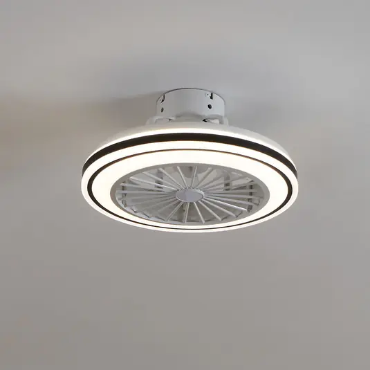 Omezená Nabídka Stropní ventilátor Almeria LED CCT, bílý/černý