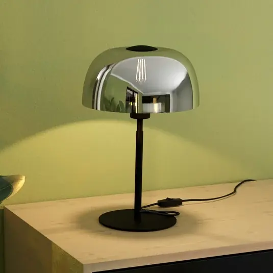 Novinka Stolní lampa Solo 2, černá transparentní/černá