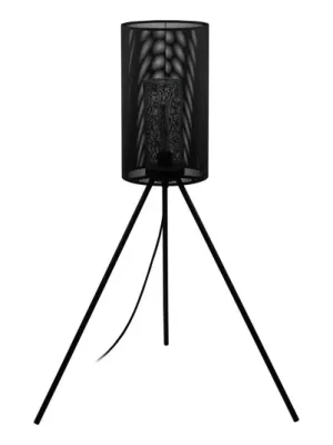 Stojací lampa Ladunara v černé barvě s třínožkou Akční Nabídka