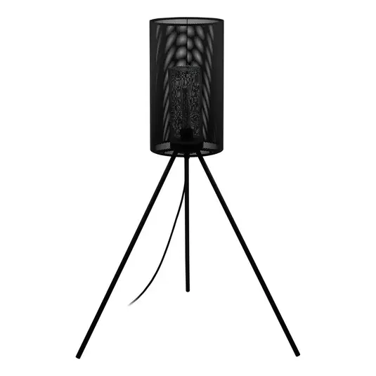 Stojací lampa Ladunara v černé barvě s třínožkou Akční Nabídka