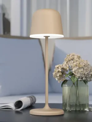 Akční Cena LED stolní lampa Mannera s baterií, písková