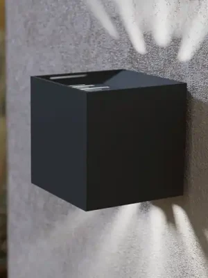 Sleva LED nástěnné svítidlo Calpino 2, černá