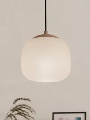 Must-Have Závěsné světlo Cominio taupe/písková, 1 zdroj