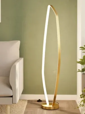 Koupit Online LED stojací lampa Vallerosa z mosazi