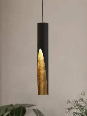 Nízká Cena LED závěsné světlo Barbotto černá/zlatá 1 zdroj