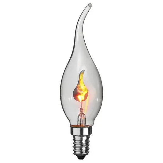 Zlevněný LED větrná svíčka E14 3W s efektem plamene
