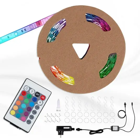 Hit Sezóny LED pásek Superline, dálkové ovládání 10m RGB IP44