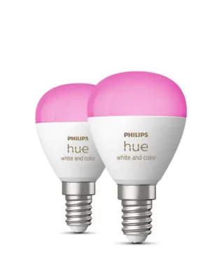 Nová Kolekce Philips Hue White&Color Ambiance E14 5,1 W, sada 2 ks