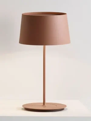 Vibia Warm 4896 stolní lampa, Ø 22 cm, hnědá Originální