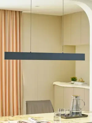 Sleva Lucande LED závěsné svítidlo Philine, délka 101 cm černé železo