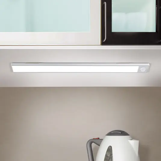 Sleva Norman LED osvětlení pod skříňku, stříbrná barva, dobíjecí baterie,