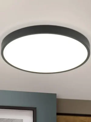 Stropní svítidlo Bully LED v černé barvě, 3 000 K, Ø28cm Speciální Cena