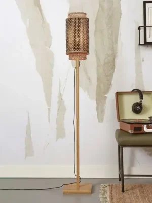 Přímo Od Výrobce GOOD & MOJO Bhutan stojací lampa, 145 cm, přírodní