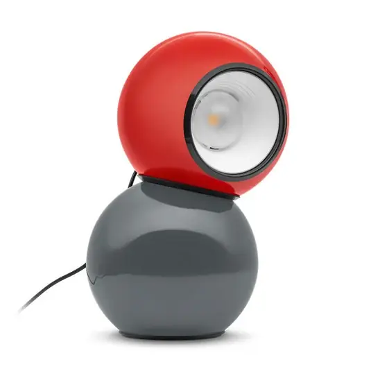 Stilnovo Gravitino LED stolní lampa Magnet, červeno-šedá Autentický