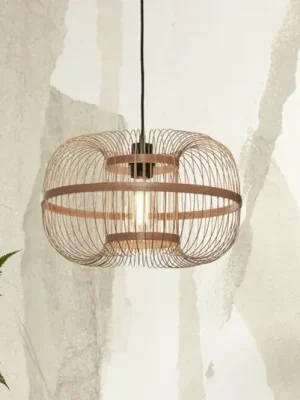 GOOD & MOJO Hokkaido závěsná lampa výška 25 cm přírodní Přímo Od Výrobce
