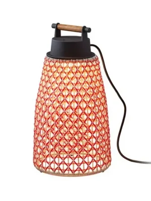 Stolní lampa Bover Nans M/49 LED pro venkovní použití, červená Finální Výprodej