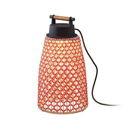 Stolní lampa Bover Nans M/49 LED pro venkovní použití, červená Finální Výprodej