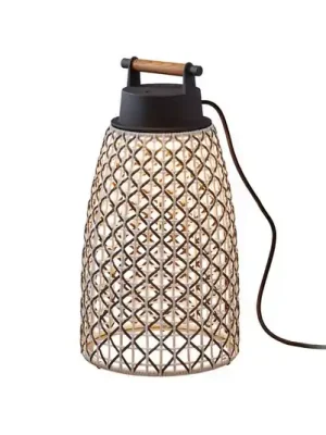 Stolní lampa Bover Nans M/49 LED pro venkovní použití, hnědá Nejprodávanější
