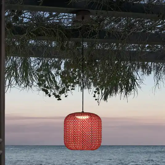 Akce Venkovní závěsné svítidlo Bover Nans S/21 LED, červené