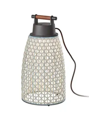 Aktuální Stolní lampa Bover Nans M/49 LED pro venkovní použití, béžová barva