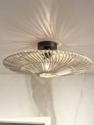 Přímo Od Výrobce GOOD & MOJO Zanzibar stropní světlo, Ø55cm, bílá