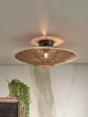 Stropní svítidlo GOOD & MOJO Iguazu, přírodní, Ø 55 cm Akční Nabídka