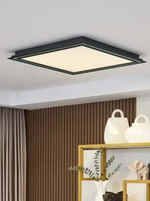 Stropní svítidlo Lucande LED Leicy, černé, 64 cm, RGB, CCT Finální Výprodej
