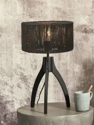 Nejlepší Cena GOOD & MOJO Iguazu stolní lampa, třínožka, černá