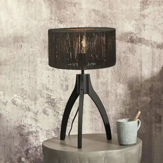 Nejlepší Cena GOOD & MOJO Iguazu stolní lampa, třínožka, černá