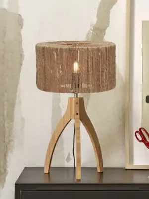 GOOD & MOJO Iguazu stolní lampa třínožka, přírodní Nakupujte Hned