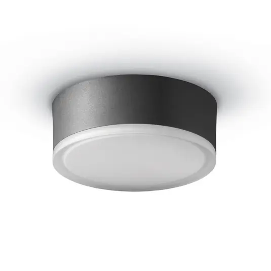 Oblíbený Stropní svítidlo LED 1421 pro venkovní použití, grafit Ø 20,5 cm