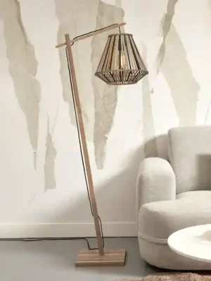 Koupit Online GOOD & MOJO Merapi stojací lampa, přírodní/černá
