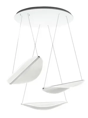 Zlevněný Stilnovo Diphy LED závěsné světlo, 3 svítidla, DALI-Push
