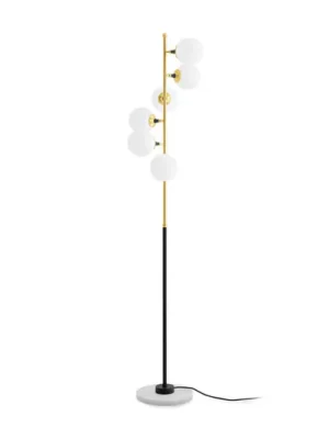 Akční Cena Stilnovo Galassia LED stojací lampa 6 zdrojů zlatá