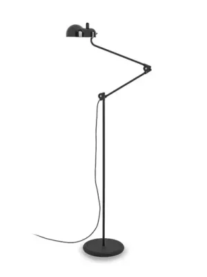 Vysoce Kvalitní Stilnovo Topo LED stojací lampa, černá