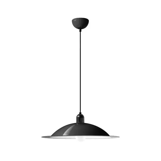 Ihned K Objednání Stilnovo Lampiatta LED závěsné světlo, Ø 50 cm, černé