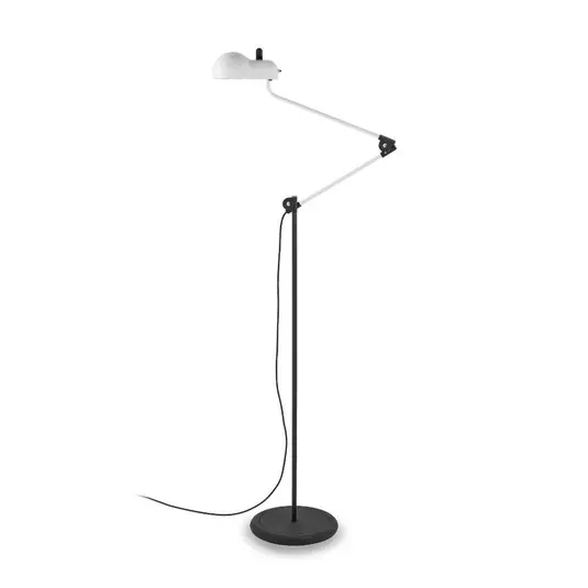Víkendová Akce Stilnovo Topo LED stojací lampa, bílá