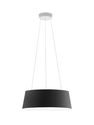 Bezpečná Platba Závěsné světlo Stilnovo Oxygen LED, černé, Ø 56 cm