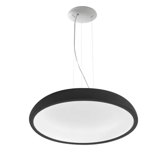 Dokud Zásoby Vydrží Stilnovo Reflexio LED závěsné světlo, Ø65cm, černé