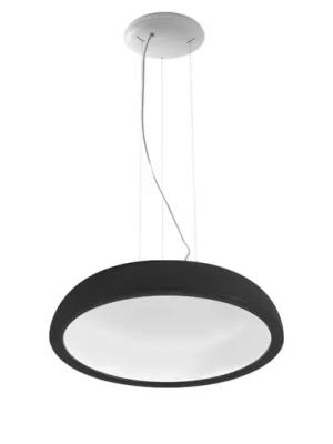 Značkový Stilnovo Reflexio LED závěsné světlo, Ø46cm, černé