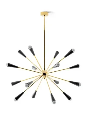 Stilnovo Sputnik LED závěsné světlo, zlatá/černá Zlevněný