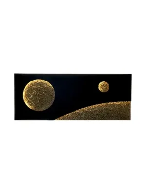LED nástěnné světlo Universo Spettro, černá/zlatá Víkendová Akce