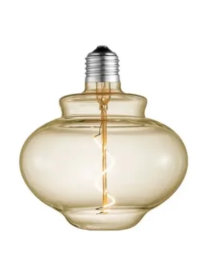Pouze Dnes LED žárovka Lucande ve tvaru zvonu, E27, 4 W, jantarová, Ø 16 cm, 2700 K