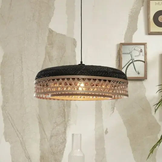 GOOD & MOJO Ubud závěsné, Ø 60cm přírodní/černá Top Prodej