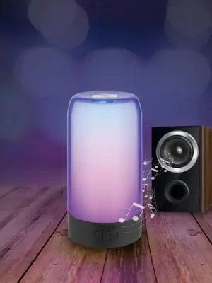 Nabíjecí stolní lampa Prios LED Valtari, bílá, výška 19 cm, RGB Pouze Dnes